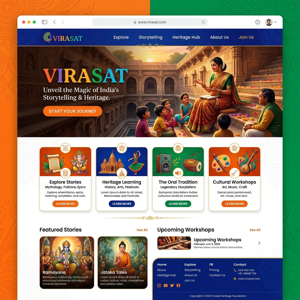 Gyanavedika / Kathayatra Project Mockup